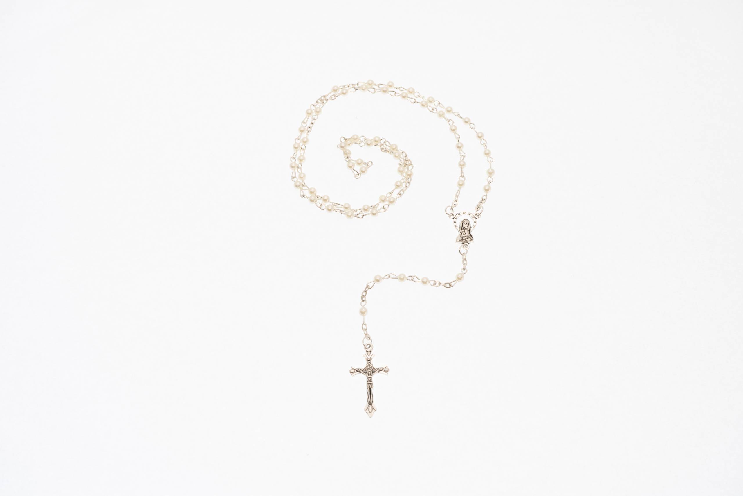 ROSARIO IMITACIÓN PERLA 3MM - Imagen 2