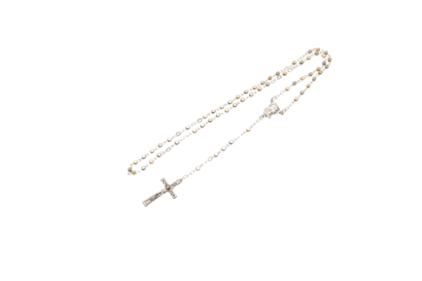 ROSARIO METAL ZAMAK BICOLOR 3MM