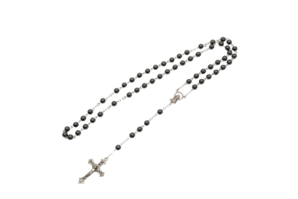 ROSARIO HEMATITE 6MM