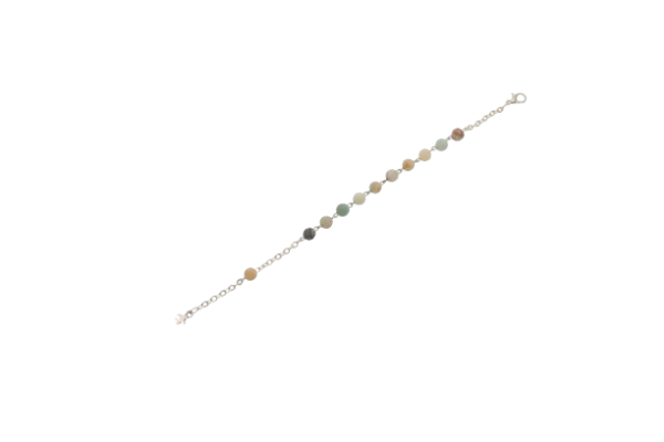 PULSERA PIEDRA AMAZONITA MATE 6MM