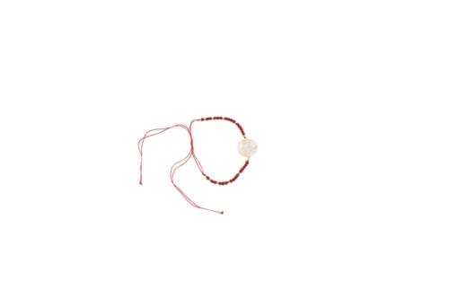 PULSERA SEDA ROJA MILAGROSA NACAR