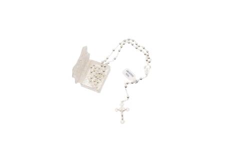 PACK ROSARIO PLATA 925 REDONDO LISO 4MM + CAJA DE PLATA HECHA A MANO EN FILIGRANA