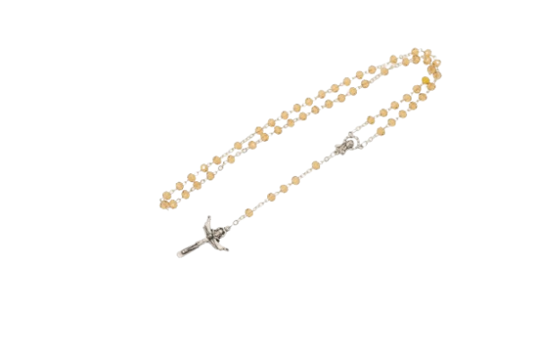 ROSARIO CRISTAL CAREADO PLANO 6MM