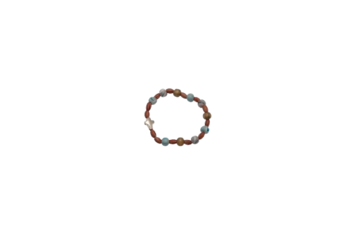 PULSERA MADERA CRUZ TAO