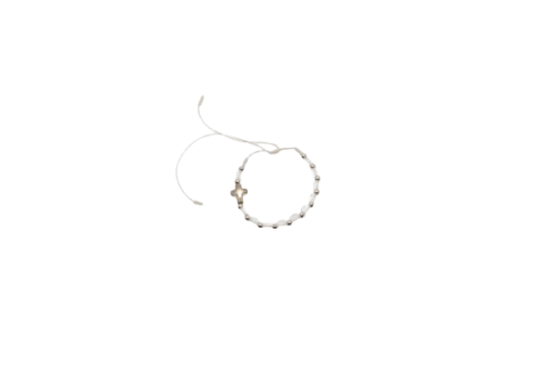 PULSERA ELÁSTICA ONIX MATE Y METAL