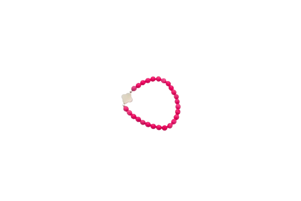 PULSERA PIEDRA VOLCÁNICA CRUZ DE NACAR - Imagen 1