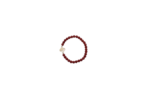 PULSERA PIEDRA VOLCÁNICA CRUZ DE NACAR - Imagen 14