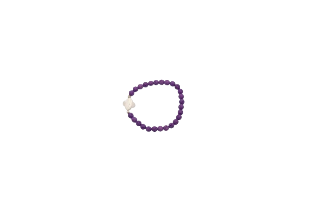 PULSERA PIEDRA VOLCÁNICA CRUZ DE NACAR - Imagen 13