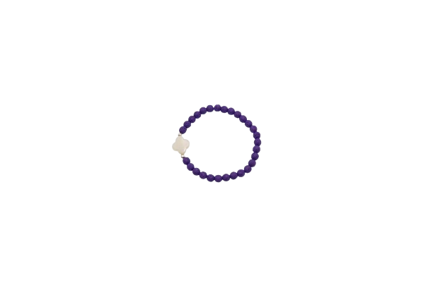 PULSERA PIEDRA VOLCÁNICA CRUZ DE NACAR - Imagen 6