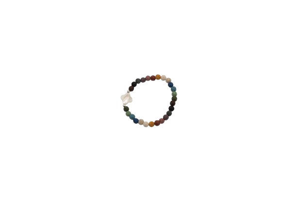 PULSERA PIEDRA VOLCÁNICA CRUZ DE NACAR - Imagen 12