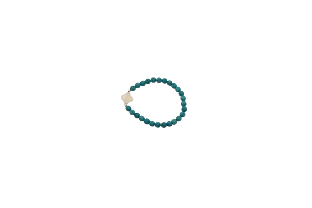 PULSERA PIEDRA VOLCÁNICA CRUZ DE NACAR - Imagen 8